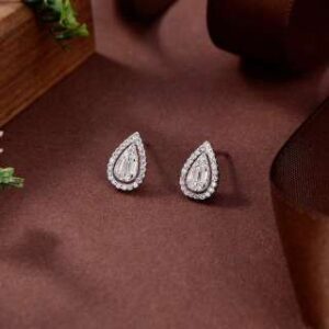 Timeless 925 Sterling Silver Studs Meticulously Crafted with High-Quality Cubic Zircons